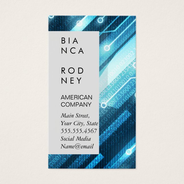 Electronic Technology Futuristic Background (Front)