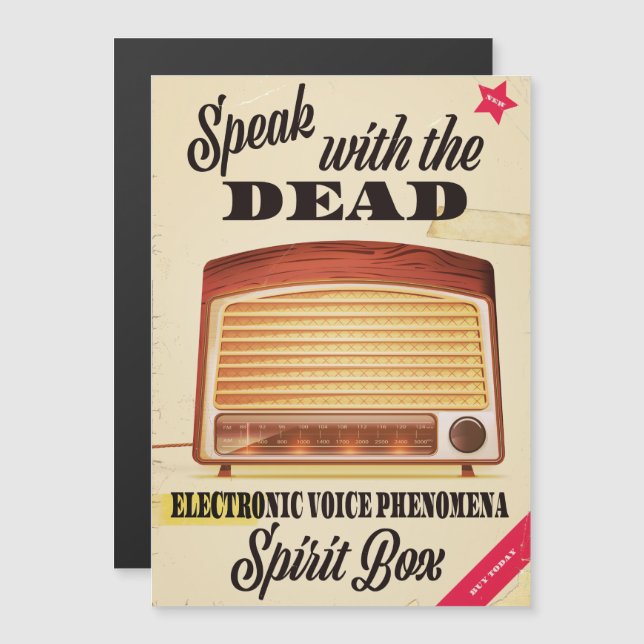 Electronic voice phenomenon Ghost hunting Ad. (Front/Back)