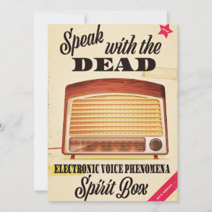 Electronic voice phenomenon Ghost hunting Ad.