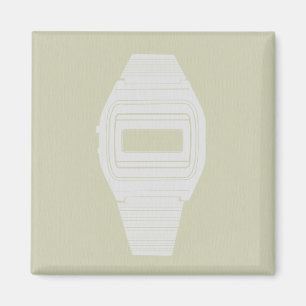 Electronic watch magnet