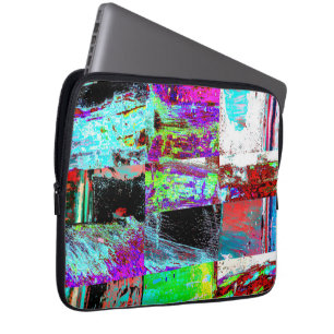 Electronics Bag – Abstract Grid