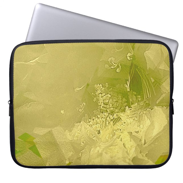 Electronics Bag Cactus Orchid Light Green Cubist (Front)