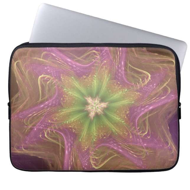 Electronics Bag Fractal Light Purple Palette (Front)