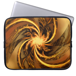 Electronics Bag Fractal Twisted Glow Yellow