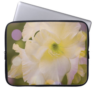 Electronics Bag Sword Lily Green Bokeh