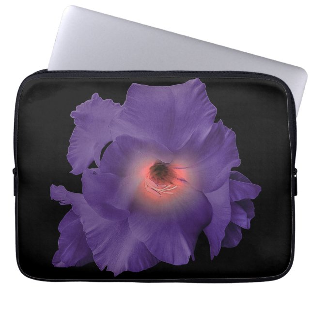 Electronics Bag Sword Lily Indigo Pink (Front)