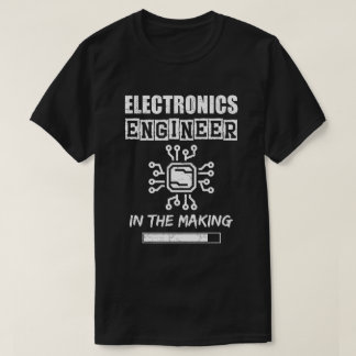 Electronics engineer in the making, grungy texture T-Shirt