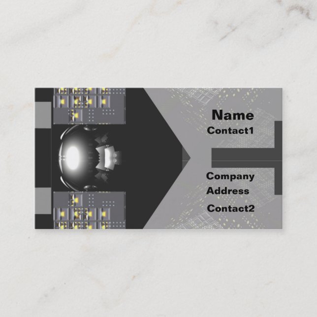 ElectroTech Business Card (Front)