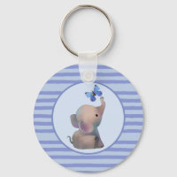 Elefant mit Schmetterling