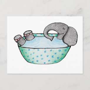 Elefantenbad Postcard