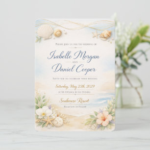 ElegaElegant orange Floral Wedding Invitation Temp