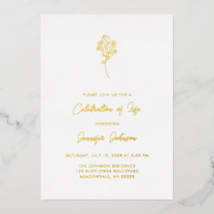 Elegan Floral Celebration of Life Funeral