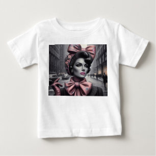 Elegance Amidst the Grey Baby T-Shirt