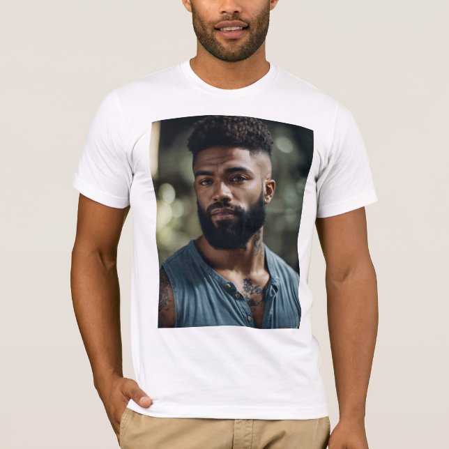 Elegance and Strength: Handsome Boys Showcase T-Shirt (Front)