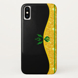 Elegance Classic in Black iPhone X Case