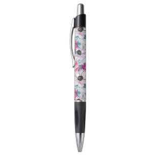 Elegance colour flowers pattern on blue