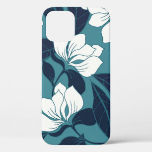 Elegance floral: abstract background design iPhone 12 case