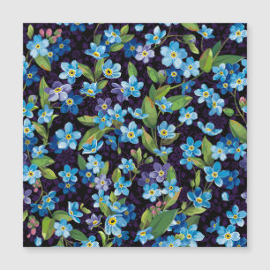 Elegance Forget-Me-Not Floral Pattern