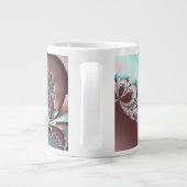 Elegance Fractal Large Coffee Mug (Back)