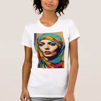 "Elegance in Every Thread: Women's T-Shirt with Ch