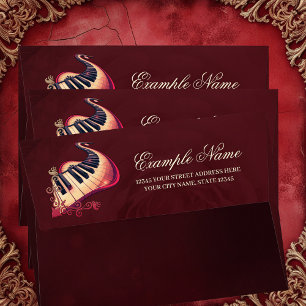 Elegance in motion, the curved piano. envelope