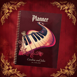 Elegance in motion, the curved piano. planner