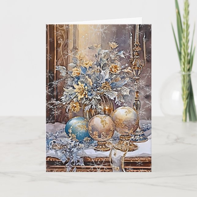 Elegance in Season's Splendour Card (Front)