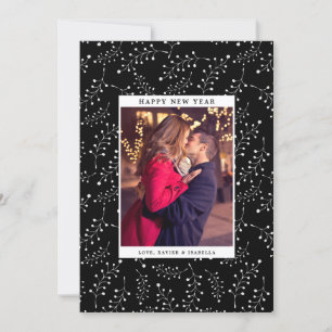 Elegance New Year Photo Holiday Card