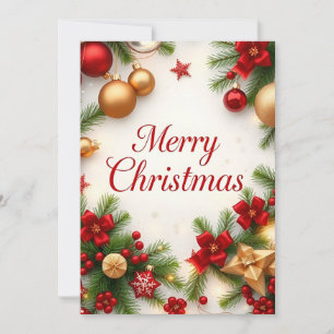 Elegance of Christmas: A Festive Celebration Invitation