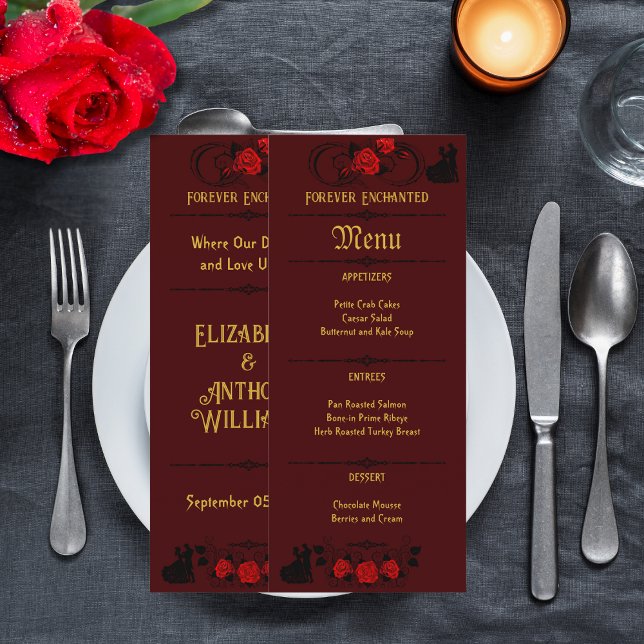 Elegance on a Plate: Customisable Wedding Menu (Creator Uploaded)