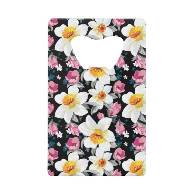 Elegance pattern with narcissus flowers (Front)