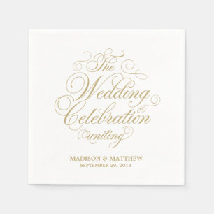 Elegance   Personalised Paper Napkins