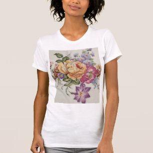 Elegance: Porcelain-Inspired T-Shirt 