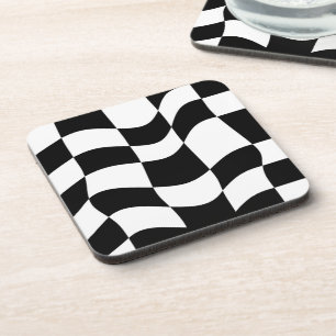 Elegance Redefined: Abstract Lined Pattern Coaster