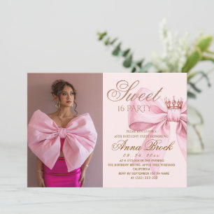 Elegance Sweet 16 Birthday Party Invitation