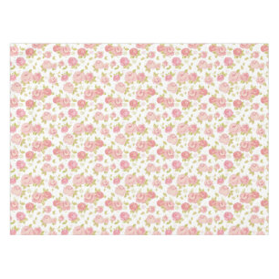 Elegance wallpaper pattern of pink roses 3 tablecloth