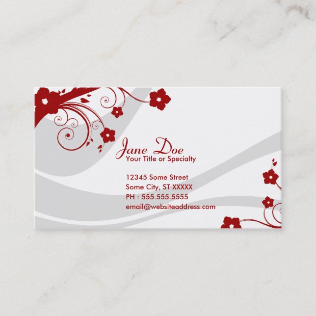 eleganceEssentials Business Card (Front)