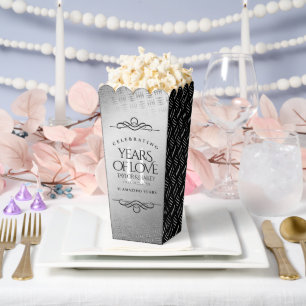 Elegant 11th Steel Wedding Anniversary Favour Box