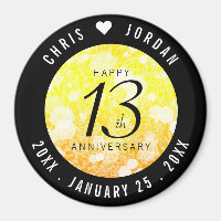 Elegant 13th Citrine Wedding Anniversary