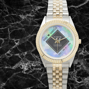 Elegant 14th Opal Wedding Anniversary Celebration Watch