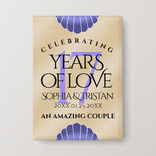 Elegant 17th Shells Wedding Anniversary