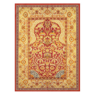 Elegant 1-Person Muslim Prayer Rug 52"x70" Tablecloth