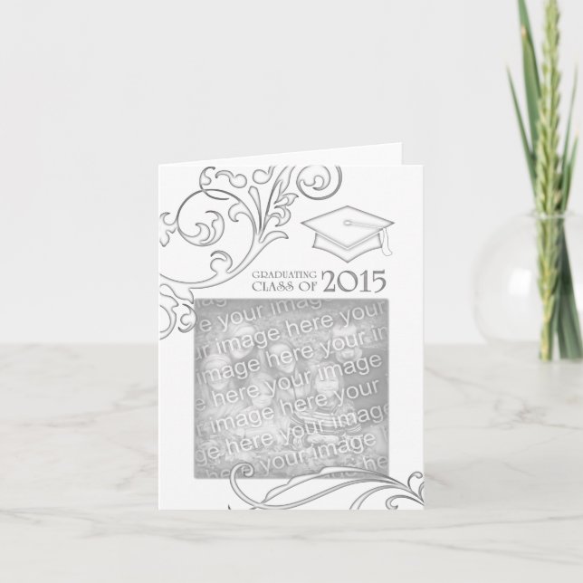 elegant 2015 graduation announcement (Front)