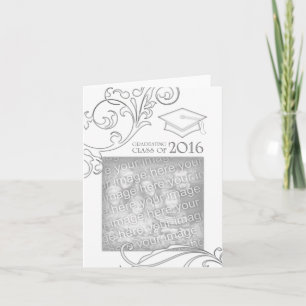 elegant 2016 graduation announcement