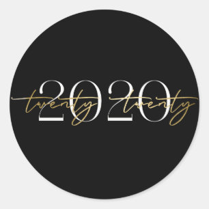 Elegant 2020 Graduation Sticker