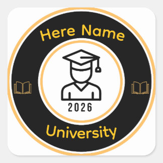 Elegant 2026 Graduate | Personalised Gold Seal