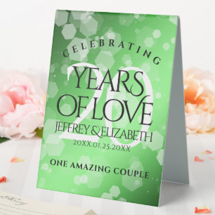 Elegant 20th Emerald Wedding Anniversary