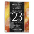 Elegant 23rd Imperial Topaz Wedding Anniversary