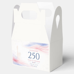 Elegant 250th American Independence Day 4th July Favour Box