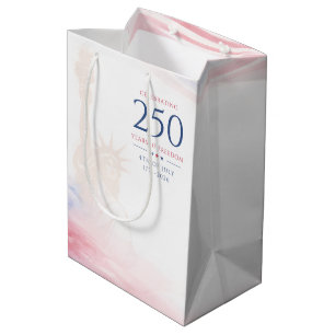 Elegant 250th American Independence Day 4th July Medium Gift Bag